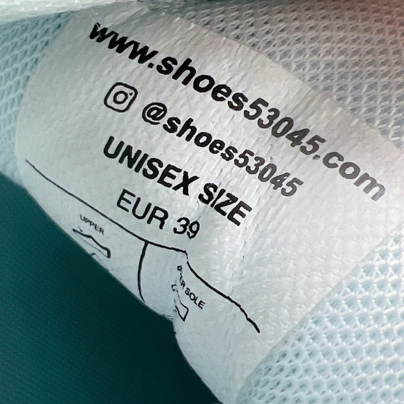 Shoes 53045 Bump Air Platform Sneaker Blue Mint Size EU 39 US 8- 8.5 - Picture 12 of 13